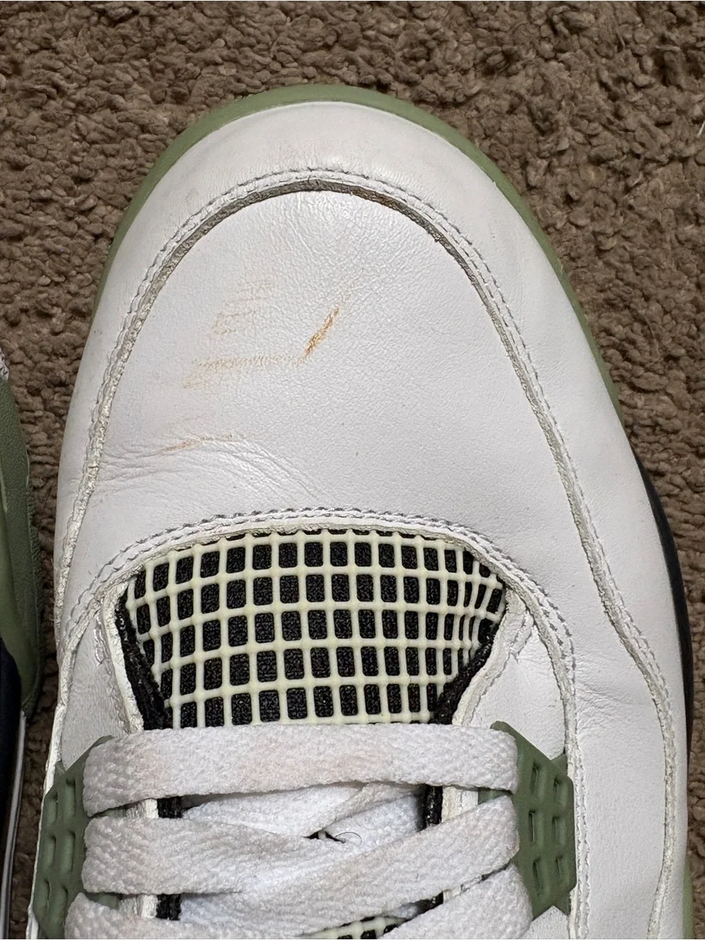 Jordan white green